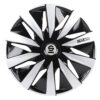 Τάσια Τροχών Lazio 15" μαύρο- ασημί 4τμχ Sparco