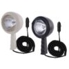 Προβολέας Hand Search στρογγυλός μαύρος LT145B 13x10.7x23 1τμχ Sirius
