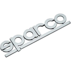 Αυτοκόλλητο χρωμίου 3D 1τμχ Sparco