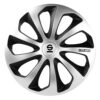 Τάσια Τροχών Sicilia 16'' ασημί- μαύρο 4τμχ Sparco