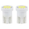 Amio - Λαμπάκια LED 3SMD 7020 τύπου T10 βάση W5W W2.1x9.5d τάση λειτουργίας 12V απόδοσης 0.4W χρώμα λευκό για Επιβατικά Αυτοκίνητα - 2 τεμ. (01096/AM)