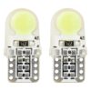 Amio – LED T10 W5W 12V W2.1x9.5d 5600K COB Σιλικόνης Καρφωτό Λευκό για Φώτα Θέσης & Εσωτερικού Αυτοκινήτου – 2 Τεμ. (01441/AM)