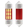 Amio – Λαμπάκια Πλαφονιέρας LED 31mm C5W C10W 12/24V 2W 5600K 12xSMD 4014 CANBUS για Καθαρό Φωτισμό Εσωτερικού – Σετ 2 Τεμ. (01631/AM)
