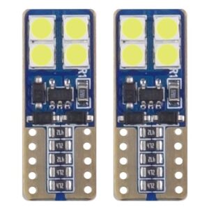 Amio – Λαμπάκια LED T10 W5W 12/24V 2W 5600K 8xSMD 2835 CANBUS Καρφωτά για Ισχυρό Λευκό Φωτισμό χωρίς Σφάλματα – Σετ 2 Τεμ. (01635/AM)