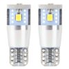 Amio – Λαμπάκια LED T10 W5W 12/24V 2.4W 5600K 3xSMD 2835 CANBUS Καρφωτά για Ισχυρό Λευκό Φωτισμό χωρίς Σφάλματα – Σετ 2 Τεμ. (01637/AM)