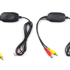 Amio - ΚΑΛΩΔΙΟ ΣΥΝΔΕΣΗΣ RCA ΜΕ ΠΟΜΠΟ & ΔΕΚΤΗ 12V 2.4Ghz (ΓΙΑ ΑΣΥΡΜΑΤΗ ΣΥΝΔΕΣΗ ΚΑΜΕΡΑΣ & ΟΘΟΝΗΣ) - 1 τεμ. (02486/AM)