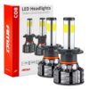 Amio - Λάμπες Led Η7 12V/24V 44W 6.500K 3.800lm COB - 2 τεμ. (02844/AM)