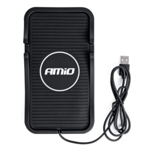 Amio - ΠΑΝΕΛ ΑΣΥΡΜΑΤΗΣ ΦΟΡΤΙΣΗΣ ΚΙΝΗΤΟΥ 3A 15W 186x103mm - 1 TEM. (03145/AM)