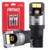 Amio - ΛΑΜΠΑΚΙΑ T10 W5W 12/24V 6.000K 4xSMD LED FULL CAN-BUS ΛΕΥΚΟ 3030 PRO SERIES - 2 Τεμ. (03580/AM)