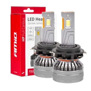 Amio - ΛΑΜΠΕΣ H7-6 9>48V 6.500K 4.500lm 50W HP SERIES LED CAN-BUS ΜΕ ΨΥΚΤΡΑ - 2 Τεμ. (03676/AM)