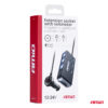 Amio - ΒΟΛΤΟΜΕΤΡΟ 12/24V 200W 5V ΜΕ ΦΙΣ ΑΝΑΠΤΗΡΑ ΚΑΙ ΠΡΟΕΚΤΑΣΗ ΜΕ 3 ΥΠΟΔΟΧΕΣ ΦΙΣ ΑΝΑΠΤΗΡΑ+3xUSB-C+USB-C - 1 Τεμ. (03781/AM) - Image 3