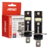 Amio - ΛΑΜΠΕΣ LED H3 12V 60W 6.000K 5.600lm +400% LED CAN-BUS HYBRID SERIES - 2 ΤΕΜ. (04113/AM)