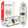 Amio - ΛΑΜΠΑΚΙΑ ΠΛΑΦΟΝΙΕΡΑΣ 36mm 12/24V C5W 5500K 12xSMD 3838 CAN-BUS FESTOON (ΛΕΥΚΟ) - 2 ΤΕΜ. (04248/AM)