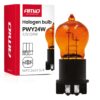 Amio - Λάμπα Αλογόνου PWY24W 12V 24W Amber (Πορτοκαλί) Βάση WP3.3x14.5-4 για Φλας - 1 τεμ.(04410/AM)
