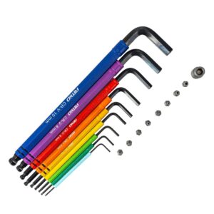 Amio – Κλειδιά Allen Imbus CR-V 1.5-10mm με Μύτες & Αντάπτορα Heavy Duty για Σταθερή Τοποθέτηση Εργαλείου & Καθημερινή Χρήση – Σετ 18 Τεμ. (04787/AM)