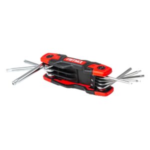Amio – Πτυσσόμενα Κλειδιά TORX CR-V T9-T40 Πολυεργαλείο Heavy Duty για Σταθερή Εφαρμογή στη Βίδα & Καθημερινή Χρήση – 1 Τεμ. (04789/AM)