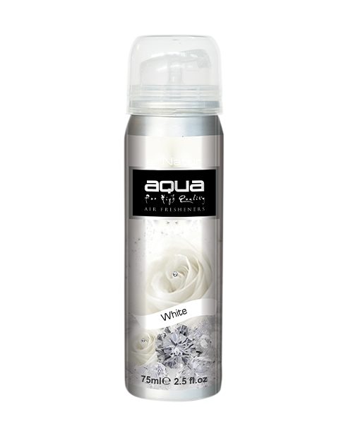 Aqua - ΑΡΩΜΑΤΙΚΟ ΑΥΤΟΚΙΝΗΤΟΥ ΣΕ ΣΠΡΕΙ (SPRAY) ΜΕ ΑΡΩΜΑ WHITE MUSK FLOWERS SERIES 75ml AQUA - 1 TEM. (10-205/AQ)
