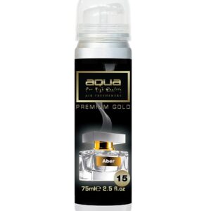 Aqua - ΑΡΩΜΑΤΙΚΟ ΑΥΤΟΚΙΝΗΤΟΥ ΣΕ ΣΠΡΕΙ (SPRAY) ΜΕ ΑΡΩΜΑ ABER PREMIUM GOLD SERIES 75ml AQUA - 1 TEM. (10-890/AQ)