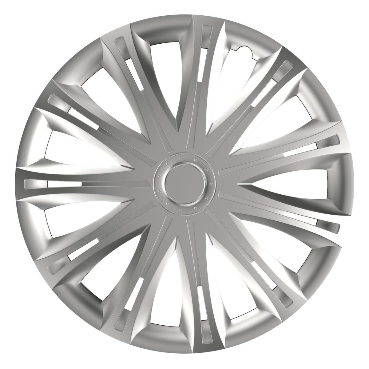 Amio - Τάσι Spark 15'' ασημί (με διάμετρο για σήμα 4,5cm) για Επιβατικά Αυτοκίνητα - 1 τεμ. (11084/AM)