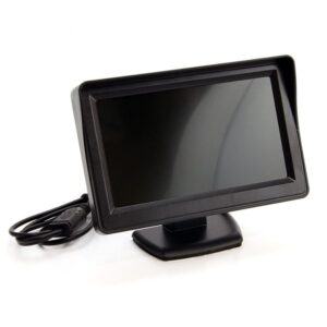 Amio - Universal Οθόνη Τεχνολογίας TFT LCD τύπου Αναδιπλούμενη διάσταση 4.3 ιντσών τάση λειτουργίας 12V για Επιβατικά Αυτοκίνητα - 1 τεμ. (01020/AM)