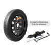 ΡΕΖΕΡΒΑ ΣΙΔΕΡΕΝΙΑ 125/80-16 ΚΑΡΕ 5x98 ΚΕΝΤΡΟ 58mm NO STOP ΚΙΤ ΜΕ ΓΡΥΛΟ+ΜΠΟΥΛΟΝΟΚΛΕΙΔΟ+ΤΣΑΝΤΑ