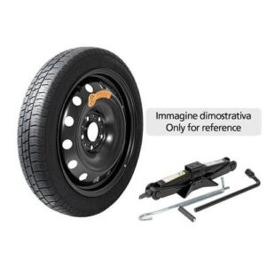 ΡΕΖΕΡΒΑ ΣΙΔΕΡΕΝΙΑ 125/80-16 ΚΑΡΕ 5x98 ΚΕΝΤΡΟ 58mm NO STOP ΚΙΤ ΜΕ ΓΡΥΛΟ+ΜΠΟΥΛΟΝΟΚΛΕΙΔΟ+ΤΣΑΝΤΑ