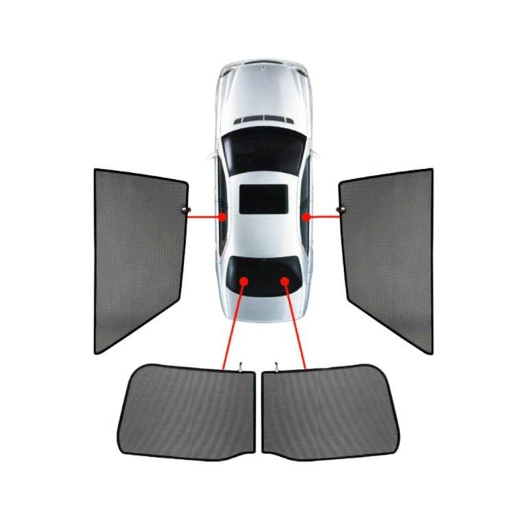 CarShades - ΚΟΥΡΤΙΝΑΚΙΑ CAR SHADES ΓΙΑ MITSUBISHI COLT 3D 05-12 - 4 ΤΕΜ. (PVC.MIT-COLT-3-B)