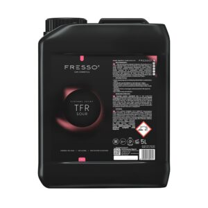Fresso - Καθαριστικό Πρόπλυσης Αυτοκινήτου TFR Sour 5 L με Όξινο pH για Βαφή, Ζάντες και Κεραμικές Επιστρώσεις με Αραίωση έως 1:20 - 1 Τεμ. (390914/FRE)