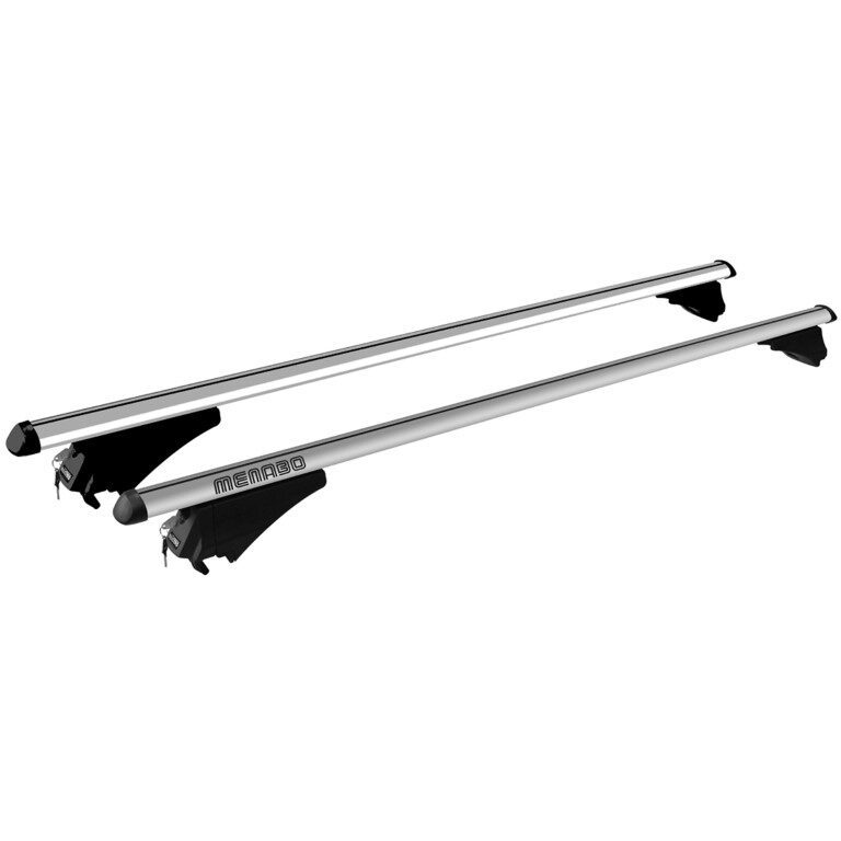 MENABO ΜΠΑΡΕΣ ΟΡΟΦΗΣ ΑΛΟΥΜΙΝΙΟΥ TIGER XL SILVER 131.5 cm ΣΕ ΑΣΗΜΙ ΧΡΩΜΑ ΓΙΑ Omoda C7 (T1GC) 05/2025 > 5πορτο / SUV ΜΕ FLUSH RAILS - 2 ΤΕΜ. (8500/ΜΒ)