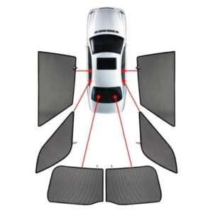 CarShades - ΚΟΥΡΤΙΝΑΚΙΑ  CAR SHADES ΓΙΑ FORD TRANSIT CONNECT 5D 2013+ - 6 ΤΕΜ. (PVC.FOR-TRAC-5-A)