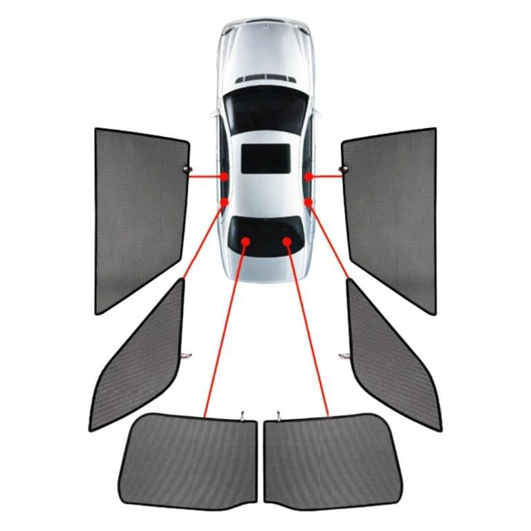 CarShades - ΚΟΥΡΤΙΝΑΚΙΑ CAR SHADES ΓΙΑ VW TOURAN 5D 10-15 - 6 ΤΕΜ. (PVC.VW-TOUR-5-B)