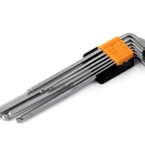 Amio - Σετ Κλειδιά Άλεν Imbus Μακριά 230mm IKL Τ10-Τ50 για Πρόσβαση σε Δύσκολα Σημεία με Αντοχή και Σταθερό Κράτημα - 9 Τεμ. (01721/AM)