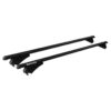MENABO ΜΠΑΡΕΣ ΟΡΟΦΗΣ ΑΛΟΥΜΙΝΙΟΥ TIGER XL Black 131.5 cm ΣΕ ΜΑΥΡΟ ΧΡΩΜΑ ΓΙΑ Volkswagen Tayron 10/2024 > 5πορτο / SUV ΜΕ FLUSH RAILS - 2 ΤΕΜ. (8600/MB)