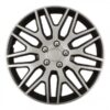 Amio - ΤΑΣΙΑ 15" DAKAR NC ΑΣΗΜΙ/ΜΑΥΡΟ - ΣΕΤ 4ΤΕΜ ΣΕ KOYTI (8507/AM)