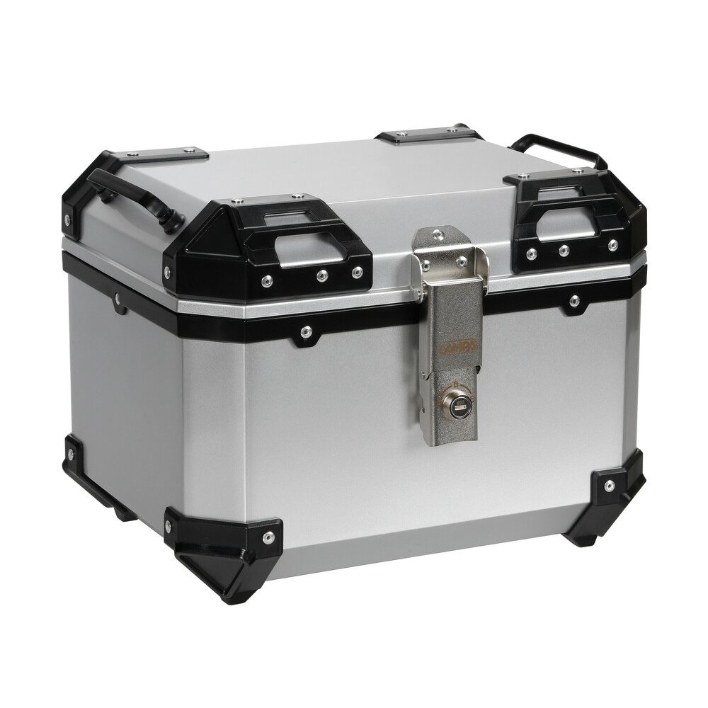 Lampa – Βαλιτσάκι Μοτοσυκλέτας T-Box 35L Ασημί για Ασφαλή Μεταφορά Εξοπλισμού με Σύστημα Γρήγορης Απελευθέρωσης – 1 Τεμ. (9166.6-LM)