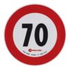 ΣΗΜΑ ΤΑΧΥΤΗΤΑΣ ΧΙΛΙΟΜΕΤΡΩΝ 70km/h ΑΥΤΟΚΟΛΛΗΤΟ 20CM ΔΙΑΜΕΤΡΟ