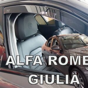 ΑΝΕΜΟΘΡΑΥΣΤΕΣ ΓΙΑ ALFA ROMEO GIULIA 4D 2016- ΖΕΥΓΑΡΙ ΑΠΟ ΕΥΚΑΜΠΤΟ ΦΙΜΕ ΠΛΑΣΤΙΚΟ HEKO - 2 ΤΕΜ.