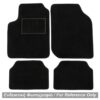ΠΑΤΑΚΙΑ ΜΟΚΕΤΑ ΓΙΑ SEAT IBIZA 1993-1999 (ΜΑΥΡΟ ΜΕ ΜΑΥΡΟ ΡΕΛΙ) - 4 ΤΕΜ.