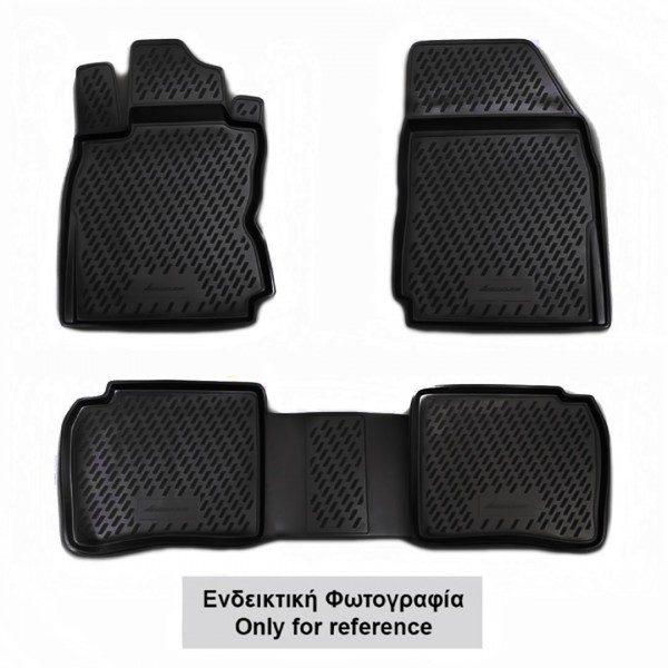 ΠΑΤΑΚΙΑ ΣΕ ΣΚΑΦΗ TPE ΛΑΣΤΙΧΟ ΓΙΑ BMW X6 F96 5D 2019+ ΣΕ ΜΑΥΡΟ ΧΡΩΜΑ NOVLINE - 4 ΤΕΜ.