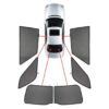 CarShades - ΚΟΥΡΤΙΝΑΚΙΑ  CAR SHADES ΓΙΑ VW TOUAREG 5D 2003-2010 - 6 ΤΕΜ. (PVC.VW-TOUA-5-A)