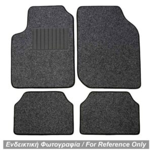 ΠΑΤΑΚΙΑ ΜΟΚΕΤΑ ΓΙΑ MITSUBISHI LANCER 1999-2004 (ΓΚΡΙ ΜΕ ΜΑΥΡΟ ΡΕΛΙ) - 4 ΤΕΜ.