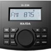 HASDA MP3 PLAYER H-334 4x50W ΜΕ ΡΑΔΙΟΦΩΝΟ/USB/BLUETOOTH (ΑΔΙΑΒΡΟΧΟ/ΜΑΥΡΟ)