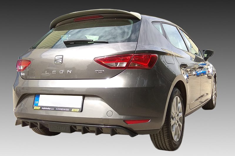 Motordrome - Πίσω Διαχύτης για Seat Leon Mk3 5-doors (2012-2017) - 1 Τεμ. (K150-002)
