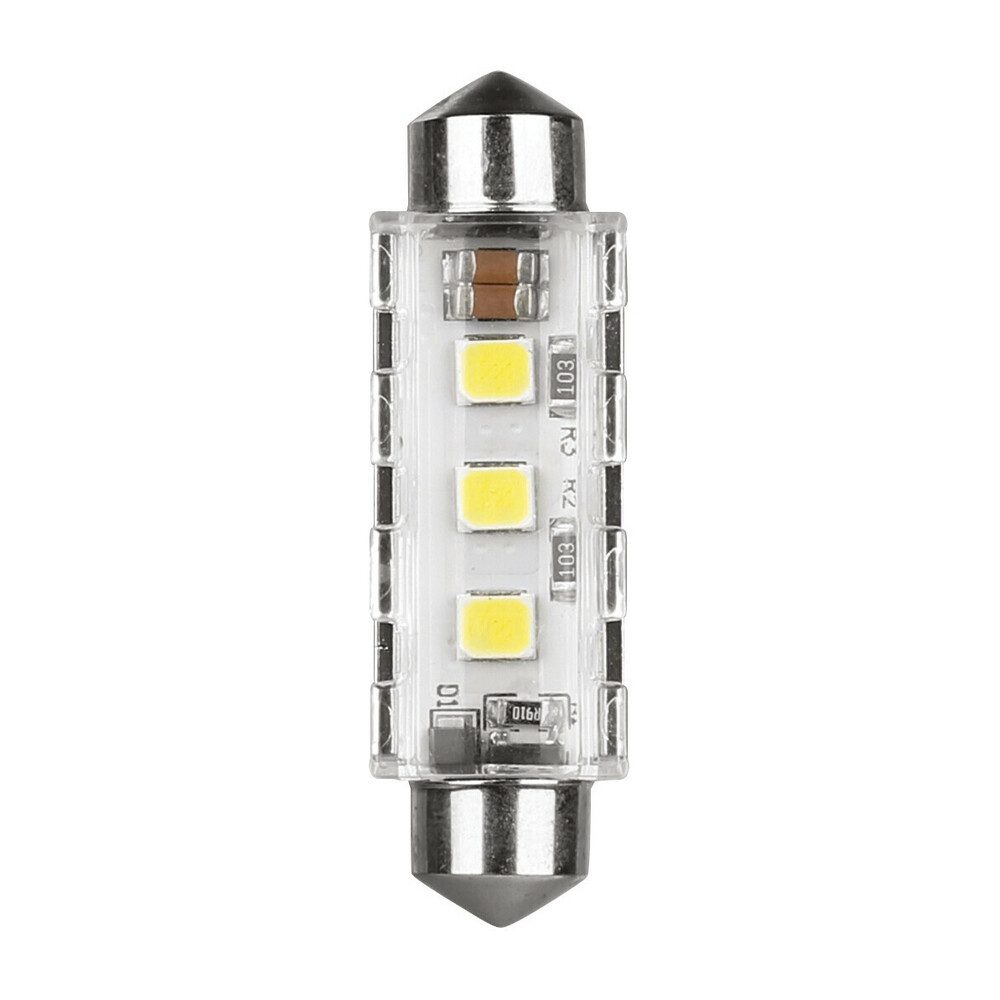 ΛΑΜΠΑΚΙΑ ΠΛΑΦΟΝΙΕΡΑΣ 12/24V 12x41mm 260/220lm 6.500K ΔΙΠΛΗΣ ΠΟΛ/ΤΑΣ LED CAN-BUS PRO-USER SERIES 1ΤΕΜ