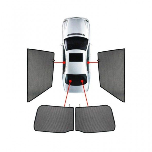 CarShades - ΚΟΥΡΤΙΝΑΚΙΑ CAR SHADES ΓΙΑ ISUZU D-MAX 4D 2019+ - 4 ΤΕΜ. (PVC.ISU-DMAX-4-B)