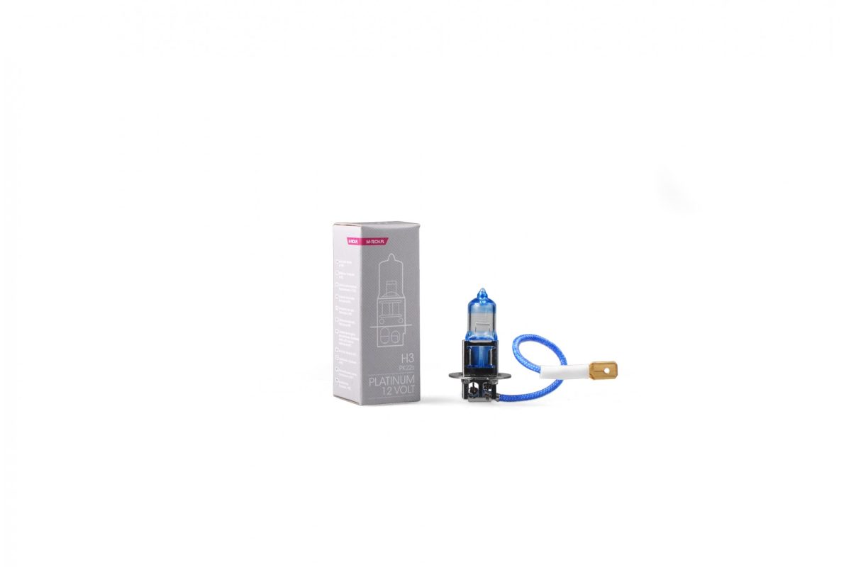 H3 12V 55W PK22s COLOR PLATINUM 1ΤΕΜ. M-TECH