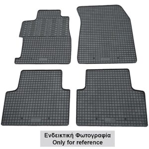 Cik - ΠΑΤΑΚΙΑ ΑΥΤΟΚΙΝΗΤΟΥ ΑΠΟ ΛΑΣΤΙΧΟ ΓΙΑ MINI CLUBMAN F54 2015+ ΣΕ ΜΑΥΡΟ ΧΡΩΜΑ ΧΩΡΙΣ ΚΟΥΜΠΩΜΑΤΑ - 4 ΤΕΜ. (RM.MIN.0004/CK)