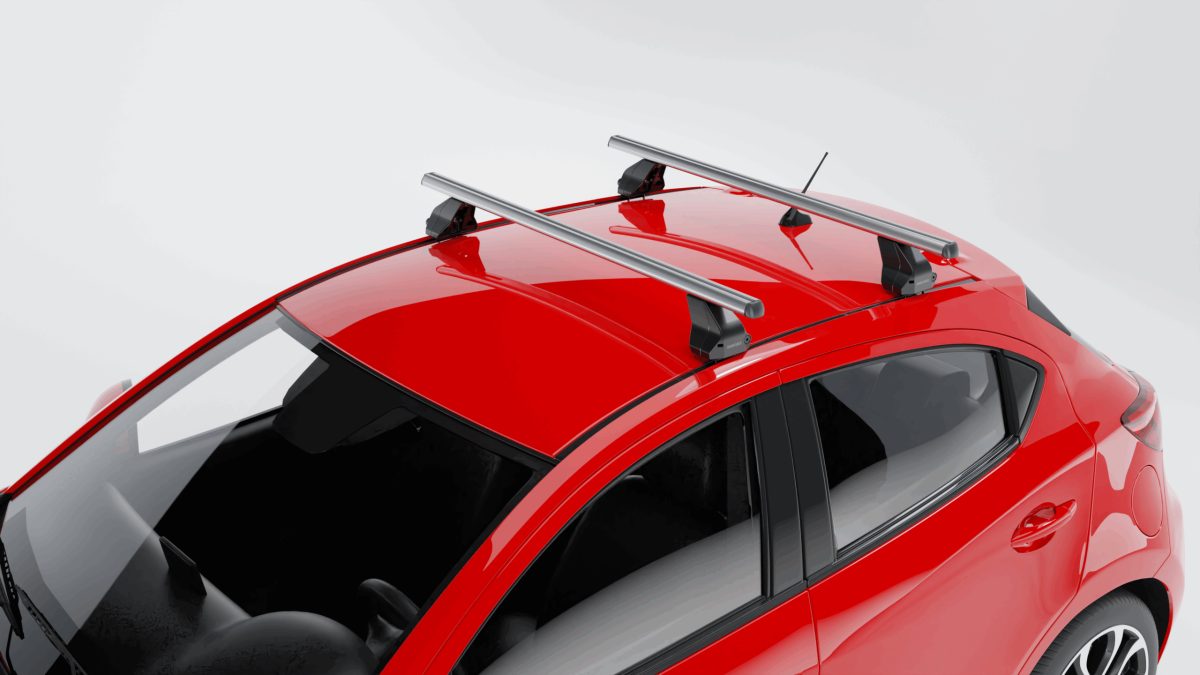 MENABO Ολοκληρωμένο Σετ Μπάρες Οροφής Αλουμινίου OMEGA L 130 cm Σε Ασημί Χρώμα για Seat Leon III (5F) 5 doors 2012>2020 - 2 τεμ. (10150/MB+13470/MB)