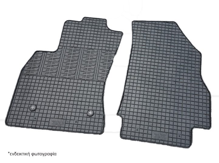 Cik - ΠΑΤΑΚΙΑ ΑΥΤΟΚΙΝΗΤΟΥ ΑΠΟ ΛΑΣΤΙΧΟ ΓΙΑ SEAT ALHAMBRA 2005-2010 / VW SHARAN 2005-2010 (3Η ΣΕΙΡΑ ΚΑΘΙΣΜΑΤΩΝ) ΣΕ ΜΑΥΡΟ ΧΡΩΜΑ ΜΕ ΚΟΥΜΠΩΜΑΤΑ - 2 ΤΕΜ. (RM.SE.0008/CK)