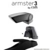 Rati - Ολοκληρωμένος Τεμπέλης Armster 3 για Renault 5 E-Tech 2024 > από Πλαστικό και Vegan Δέρμα σε Μαύρο Χρώμα με Αντάπτορα Τοποθέτησης - 1 Σετ (V01948+V01566)